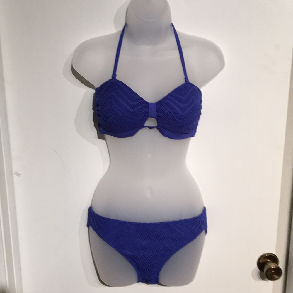 Blue bikini